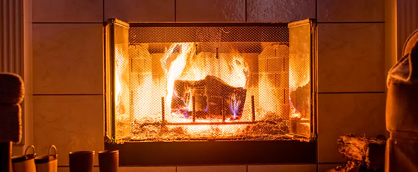 Mendota Hearth Landscape Fireplace Installation in Chico, California