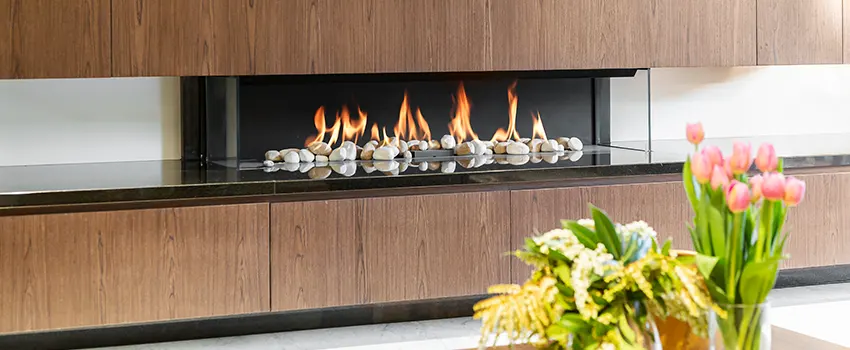 Double-height Fireplace Design Refurbishment in Chico, California